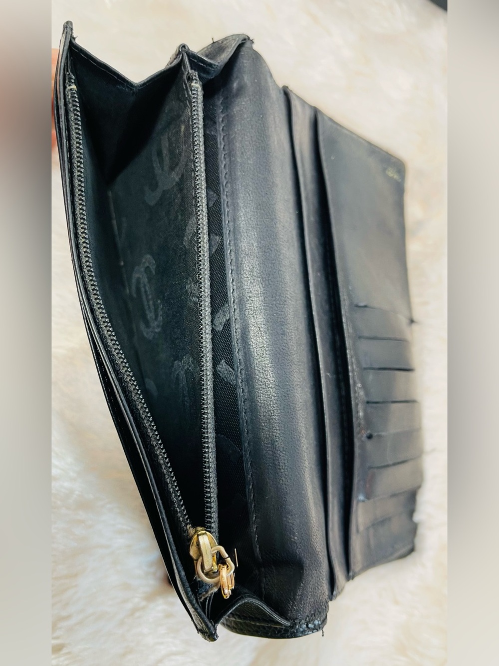 Chanel Authentic Caviar Wallet w/CALLOUTS - Picture 10 of 14